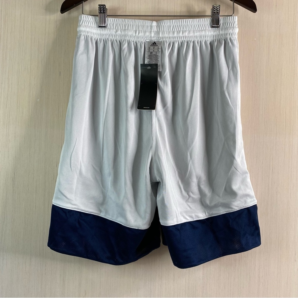 NWT Adidas Men's 3G Speed Reversible Basketball/Athletic Shorts Navy/White Small - Picture 11 of 11